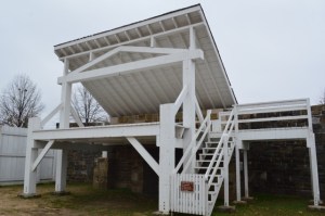 The actual hanging gallows