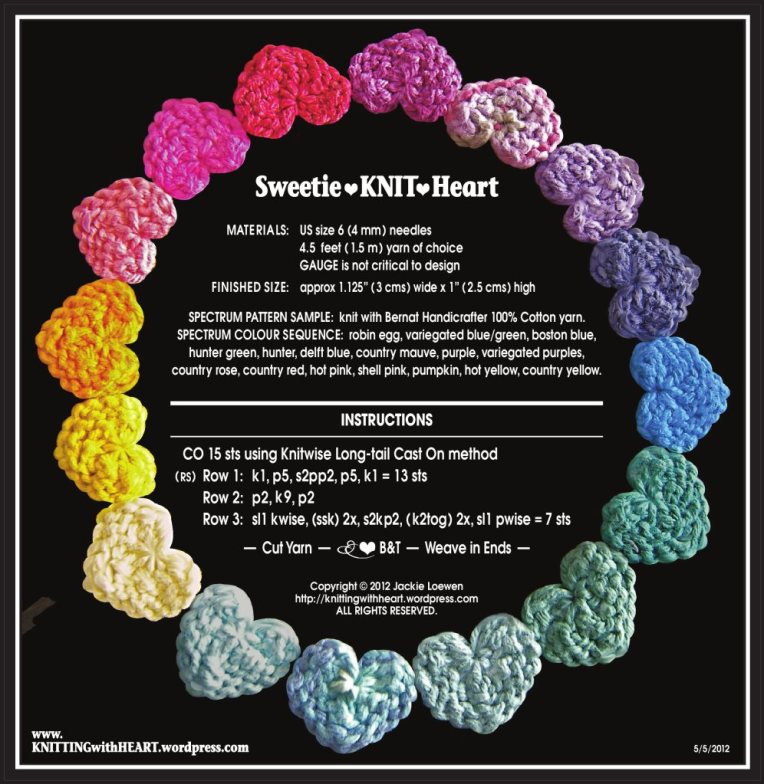Sweetie•KNIT•Heart colour