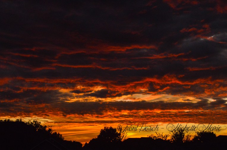 Oklahoma skies, Front Porch sitting